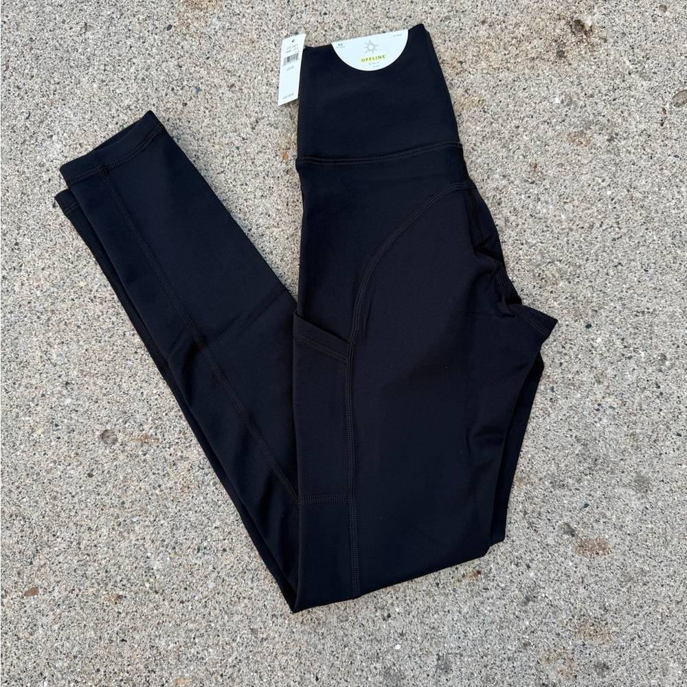 OFFLINE By Aerie The Hugger High-Waisted Leggings